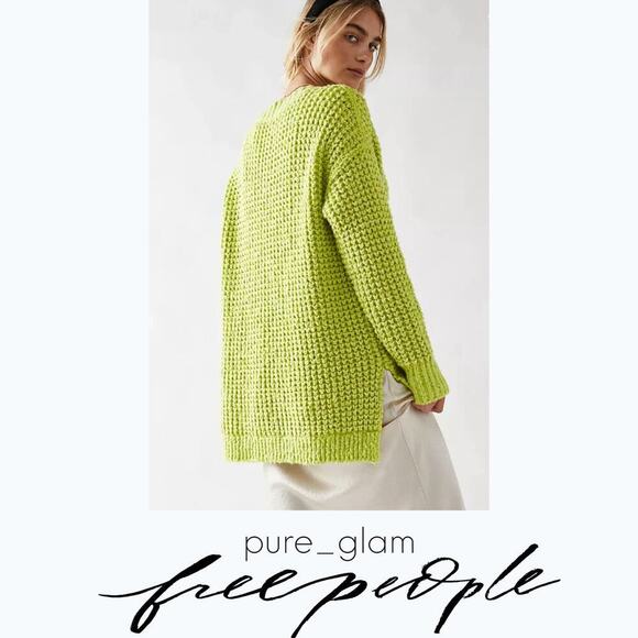 Free People chunky thermal sweater - Picture 4 of 5